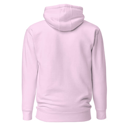 Be Stronger Oversized Hoodie in soft pink with fleece texture