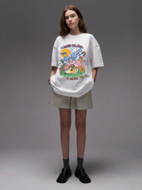 Unisex organic ribbed neck t-shirt