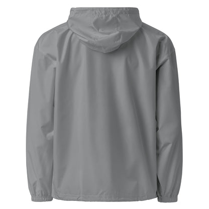 Black pullover with a logo on a white background