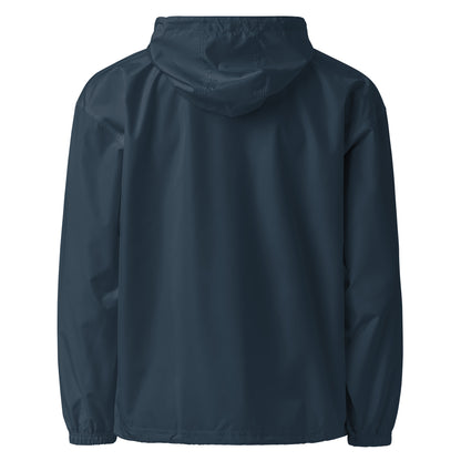 Black pullover with a logo on a white background