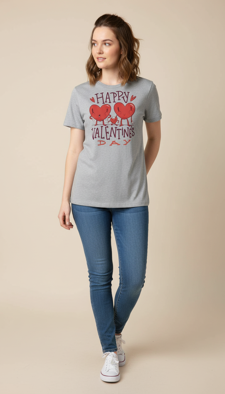 Valentine's day Women's Relaxed T-Shirt - Inktle