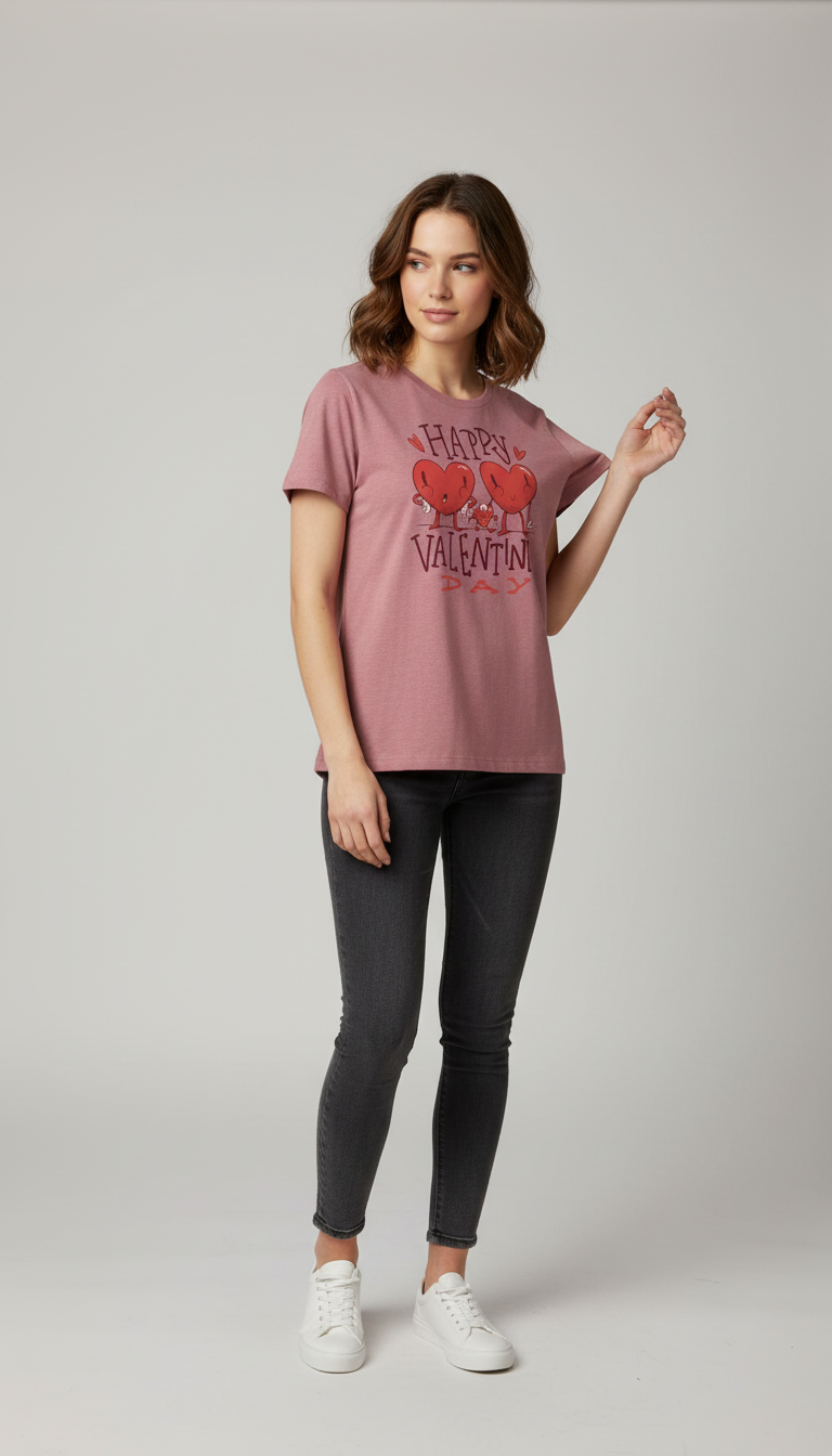 Valentine's day Women's Relaxed T-Shirt - Inktle