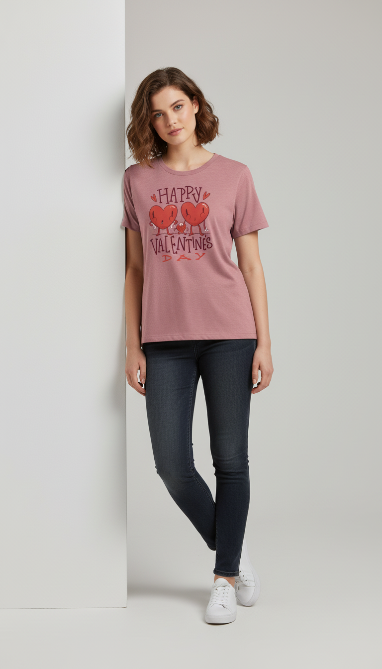 Valentine's day Women's Relaxed T-Shirt - Inktle