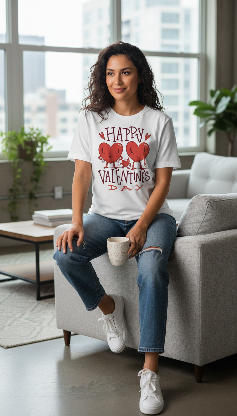 Valentine's day Women's Relaxed T-Shirt - Inktle