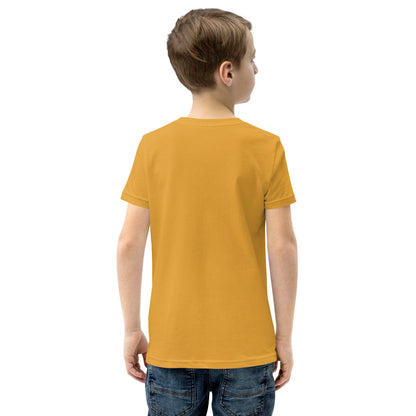 Childs mustard-yellow short-sleeved cotton Short Sleeve T-Shirt V1